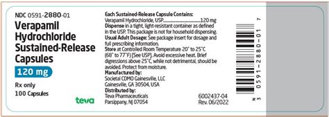 verapamil 180 mg sr capsules